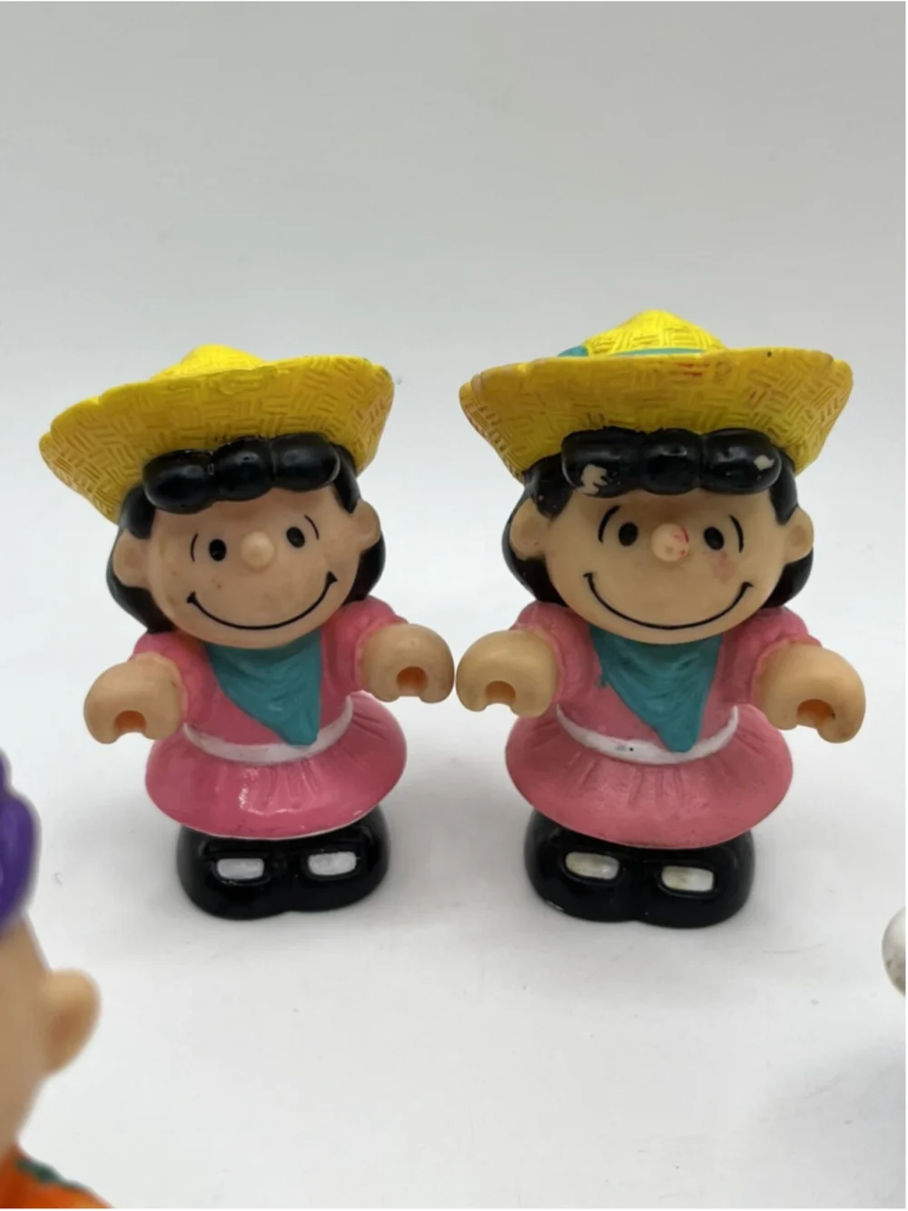5 Vintage 1989 McDonald's Peanuts Snoopy Down on the Farm Happy Meal Cake Topper